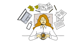 疲れている女性